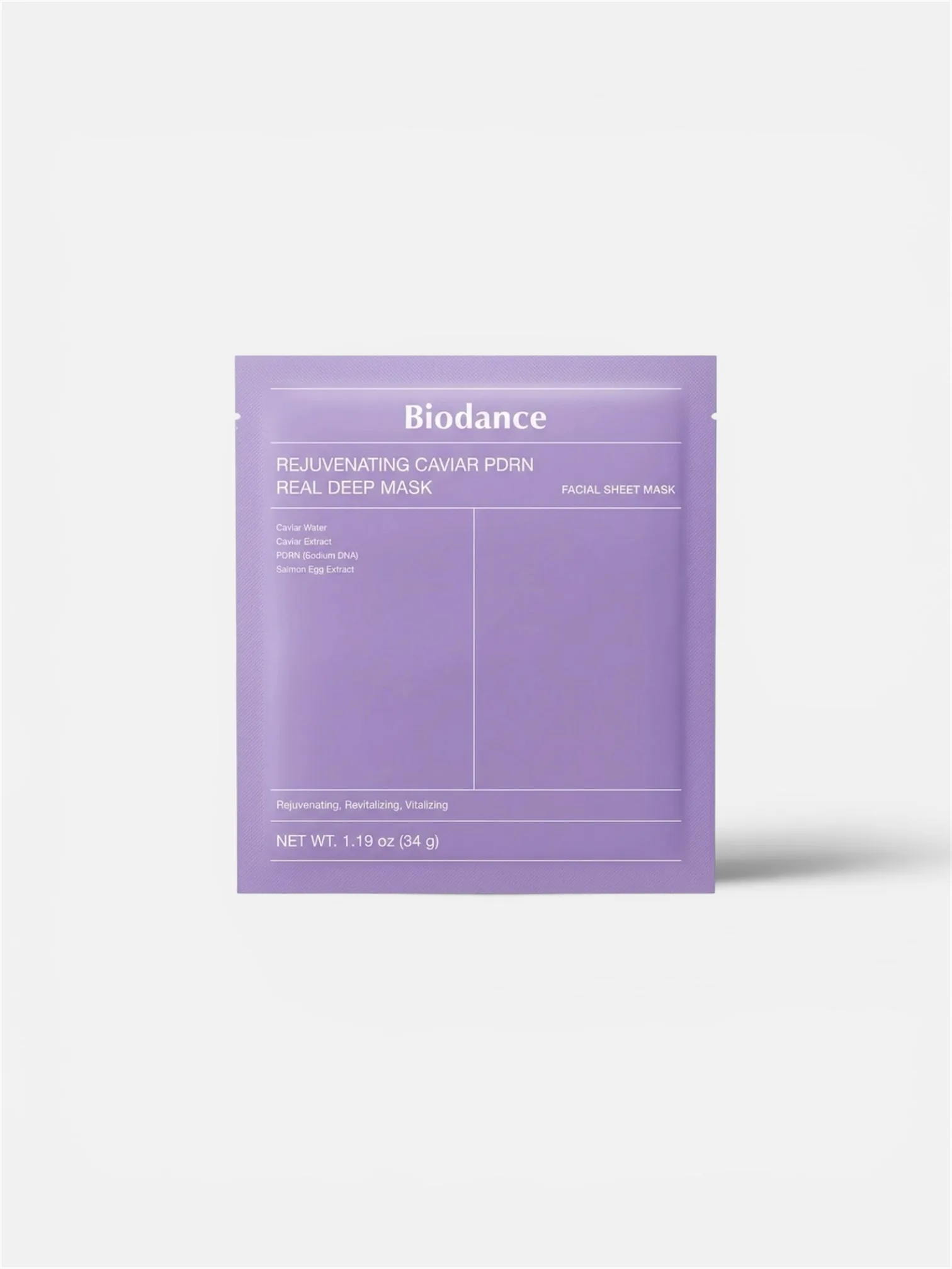 Rejuvenating Caviar PDRN Real Deep Mask